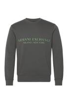 Sweatshirt Tops Sweatshirts & Hoodies Sweatshirts Green Armani Exchang...