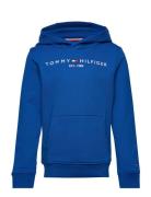 U Essential Hoodie Tops Sweatshirts & Hoodies Hoodies Blue Tommy Hilfi...