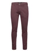 Zeumar Trousers Slim Hyperchino Color Xlite Bottoms Jeans Slim Burgund...