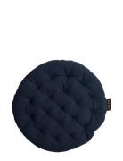 Pepper Seat Cushion Home Textiles Seat Pads Navy LINUM