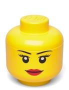 Lego Storage Head  – Pumpkin Home Kids Decor Storage Storage Boxes Yel...