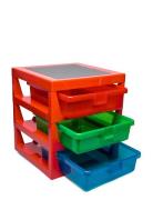 Lego 3-Drawer Storage Rack Home Kids Decor Storage Storage Boxes Multi...