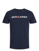 Jjecorp Old Logo Tee Ss O-Neck Noos Tops T-Kortærmet Skjorte Navy Jack...