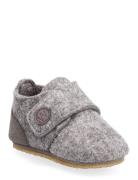 Marlin Felt Home Shoe Slippers Hjemmesko Grey Wheat