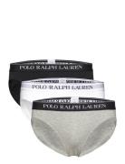 Low-Rise-Brief 3-Pack Underbukser Y-front Briefs Grey Polo Ralph Laure...