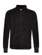 Fleece Jacket Tops Sweatshirts & Hoodies Fleeces & Midlayers Black Bre...