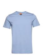 Perry Crunch V-Ss Tee Tops T-Kortærmet Skjorte Blue Mos Mosh Gallery