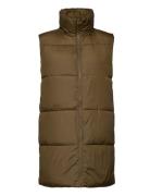 Onlsybil Puffer Waistcoat Otw Vests Padded Vests Brown ONLY