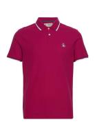 Tipped Polo Org Piq Tops Polos Short-sleeved Red Original Penguin