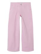 Nkfrose Wide Twi Pant 1115-Tp Noos Bottoms Jeans Wide Jeans Pink Name ...