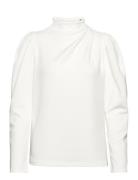 Slffenja Ls T-Neck Top B Noos Tops Blouses Long-sleeved White Selected...