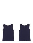 Rib Jersey 2Pack Tank Top Night & Underwear Underwear Tops Navy Copenh...