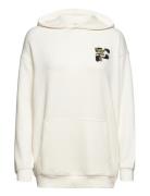 Catanzaro Elongated Hoody Sport Sweatshirts & Hoodies Hoodies White FI...
