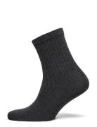 Wool Rib Socks Lingerie Socks Regular Socks Grey Mp Denmark