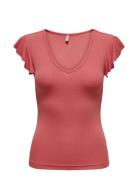 Onlbelia Cap Sleeve Top Jrs Noos Tops T-shirts & Tops Short-sleeved Pi...