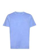 Sunfaded Ss T-Shirt Tops T-Kortærmet Skjorte Blue GANT