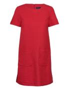 D1. Tp Jersey Pique Dress Kort Kjole Red GANT