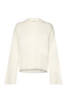 Merato-M Tops Knitwear Jumpers Cream MbyM