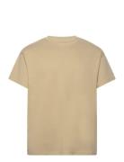 Sddanton Ss Tops T-Kortærmet Skjorte Beige Solid