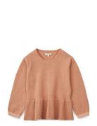 Esme Knit Jumper Tops Knitwear Pullovers Pink Liewood