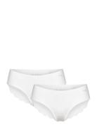 Sloggi Zero Microfibre 2.0 Hipster 2-Pack Hipsters Undertøj White Slog...