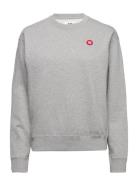 Jess Sweatshirt Gots Tops Sweatshirts & Hoodies Sweatshirts Grey Doubl...