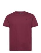 Jersey Tipped Tee Tops T-Kortærmet Skjorte Purple Hackett London