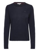 Soft Wool C-Nk Sweater Tops Knitwear Jumpers Navy Tommy Hilfiger
