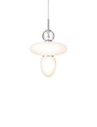 Rizzatto 43 Home Lighting Lamps Ceiling Lamps Pendant Lamps Silver Nuu...