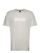 T-Shirt Rn Tops T-Kortærmet Skjorte Grey BOSS