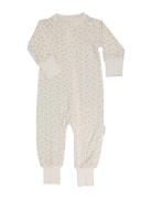 Bamboo Pyjamas Pyjamas Sie Jumpsuit Beige Geggamoja