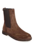 Boots - Flat Shoes Chelsea Boots Brown ANGULUS