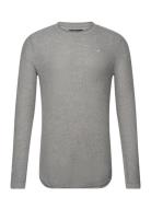 Hco. Guys Sweaters Tops Knitwear Round Necks Grey Hollister