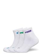 Puma Unisex Cushi D Next Quarte Sport Socks Regular Socks White PUMA