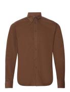 Regular Fit Men Shirt Tops Shirts Casual Brown Bosweel Shirts Est. 193...