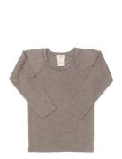 Merino Light Knitted T-Shirt Ls Tops T-shirts Long-sleeved T-Skjorte B...