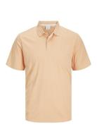 Jprccrodney Ss Polo Noos Tops Polos Short-sleeved Orange Jack & J S