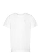 Regular Short Sleeve Heavy Single W Tops T-Kortærmet Skjorte White Kno...