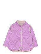 Harrie Outerwear Jackets & Coats Quilted Jackets Purple Molo