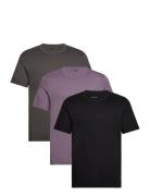 Tshirtrn 3P Classic Tops T-Kortærmet Skjorte Black BOSS