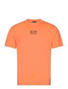 T-Shirt Tops T-Kortærmet Skjorte Orange EA7