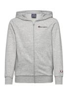 Hooded Full Zip Sweatshirt Sport Sweatshirts & Hoodies Hoodies Grey Ch...