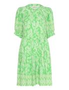 Fqadney-Dress Knælang Kjole Green FREE/QUENT