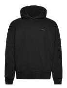 M. Relaxed Hoodie Designers Sweatshirts & Hoodies Hoodies Black HOLZWE...