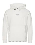 Sport Tech Logo Loose Hood Sport Sweatshirts & Hoodies Hoodies White S...