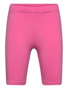 Biker Leggings Solid Bottoms Shorts Pink Lindex