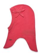 Balaclava Rib Accessories Headwear Balaclava Pink Minymo