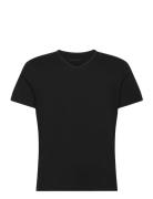 Sloggi Men Go Shirt V-Neck Regular Tops T-Kortærmet Skjorte Black Slog...