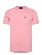 Pocket T-Shirt Tops T-Kortærmet Skjorte Pink Lyle & Scott