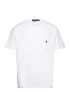 10/1 Jersey-Ssl-Tsh Tops T-Kortærmet Skjorte White Polo Ralph Lauren